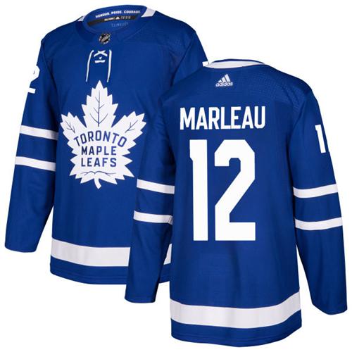 Adidas Toronto Maple Leafs #12 Patrick Marleau Blue Home Authentic Stitched Youth NHL Jersey